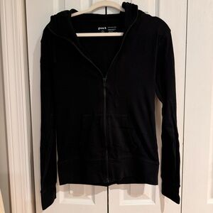 p a c t - Women's Black Lightweight Hoodie M